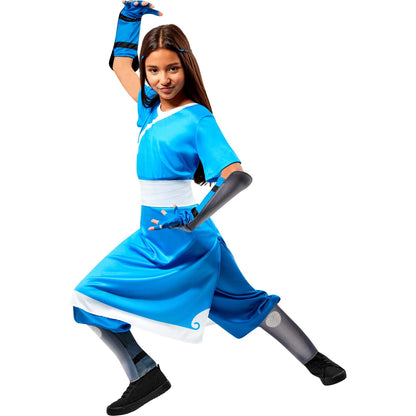 The Legend of Korra Katara Costume Dress for Girls Last Air Bender 1