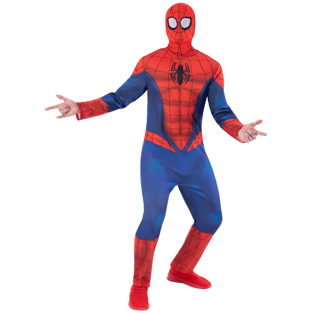 Spider-Man Adult Costume Classic Look Jumpsuit and Mask for Halloween Cosplay 1
