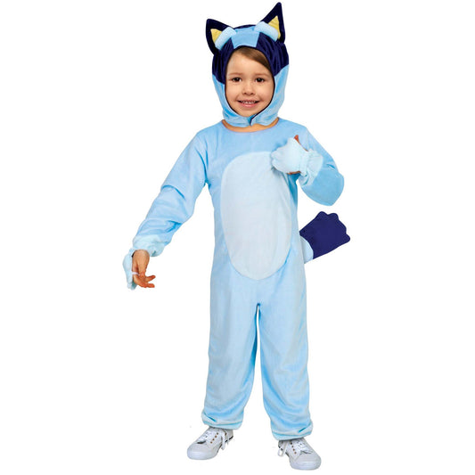 Bluey Child Comfywear Plush Jumpsuit with Detachable Headpiece and Tail 1