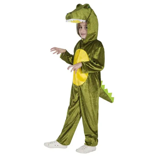 Crocodile Costume Jumpsuit with Hood for Kids 1