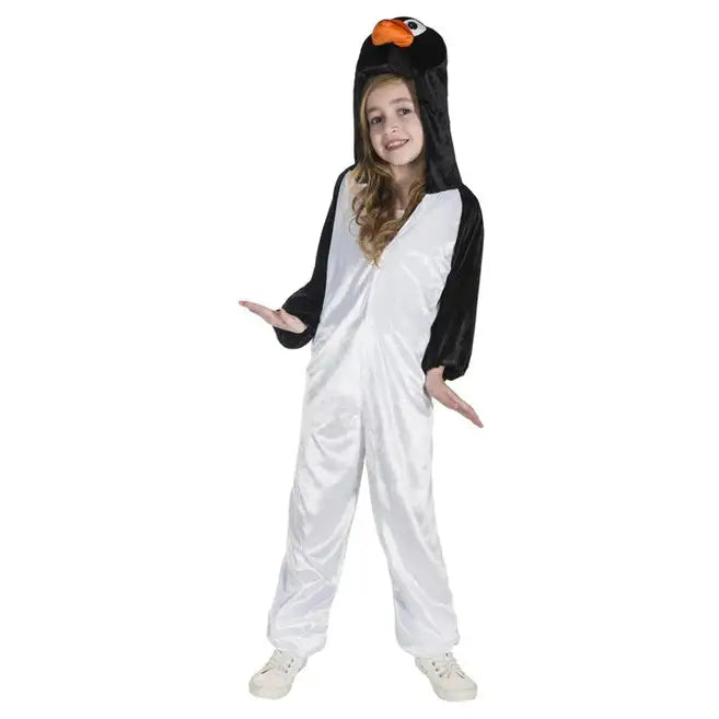 Penguin Costume Kids Dress Up Jumpsuit with Hood 1
