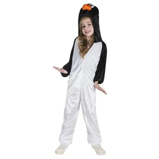Penguin Costume Kids Dress Up Jumpsuit with Hood 1