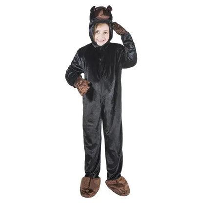 Gorilla Costume Kids Dress Up Jumpsuit with Hood 1