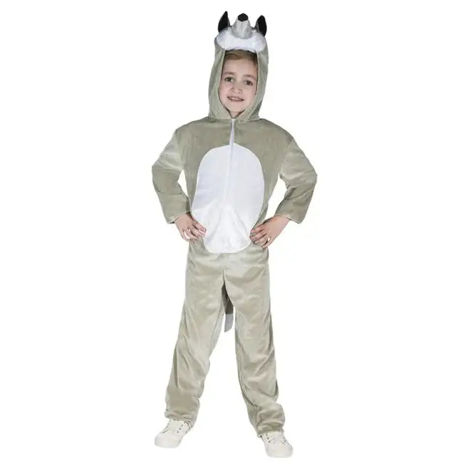 Wolf Costume Kids Dress Up Jumpsuit with Hood 1