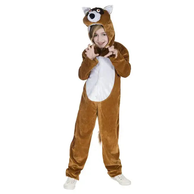 Fox Costume Kids Dress Up Jumpsuit with Hood 1