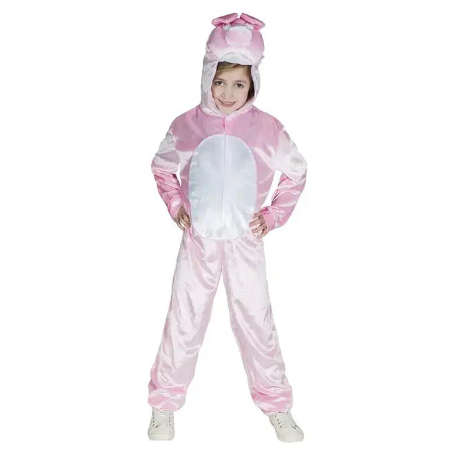 Pig Costume Jumpsuit with Hood Kids Oinktastic Fun for Dress-Up 1