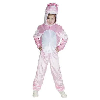Pig Costume Jumpsuit with Hood Kids Oinktastic Fun for Dress-Up 1