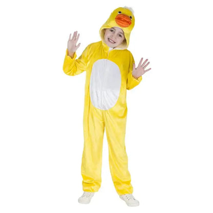 Duck Costume Kids Dress Up Jumpsuit with Hood 1