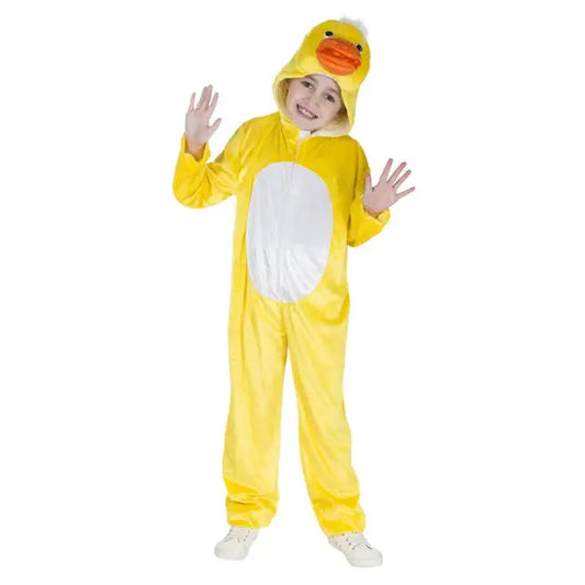 Duck Costume Kids Dress Up Jumpsuit with Hood 1