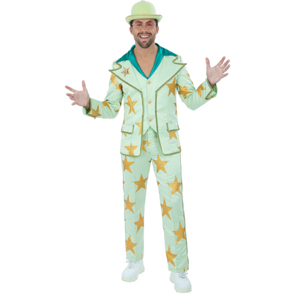Elton John Walk of Fame Star Suit Jacket with Mock Shirt Waistcoat Trousers Hat 1