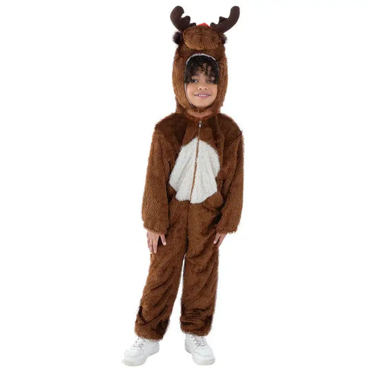 Reindeer Costume Cozy Jumpsuit for Children 1