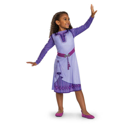 Disney Wish Asha Basic Costume Purple Dress 1