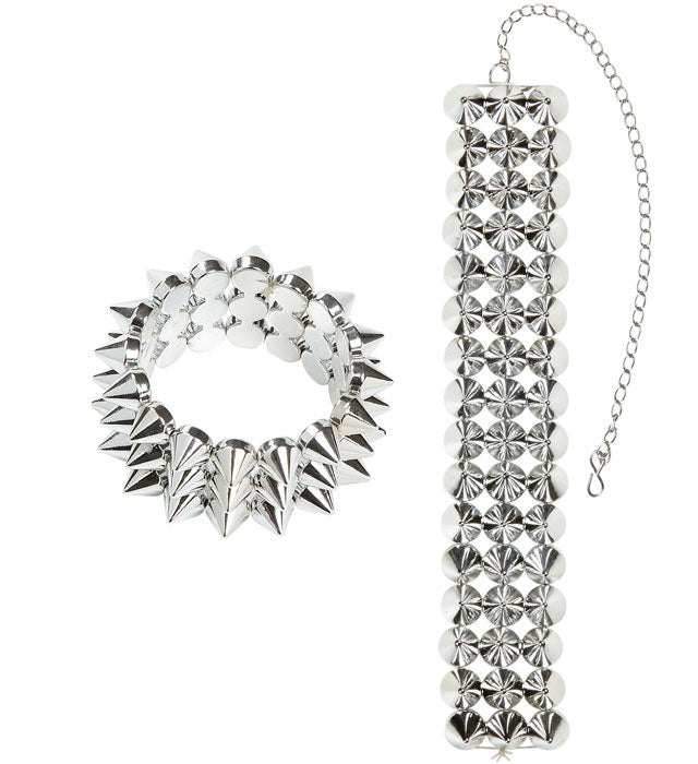 Spiked Choker & Bracelet