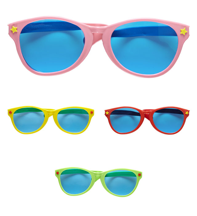 Giant Sunglasses 4 Colors Assorted
