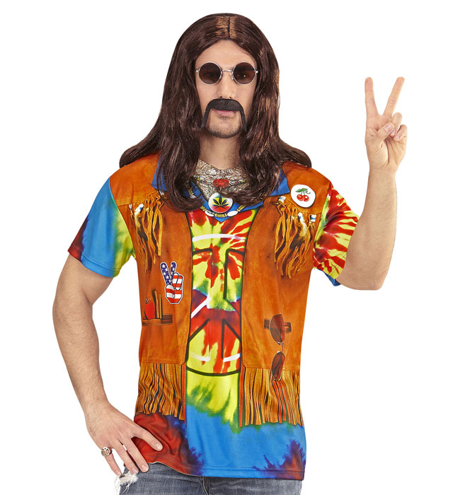 Hippie  Photorealistic Sublimation Printed T-Shirt 