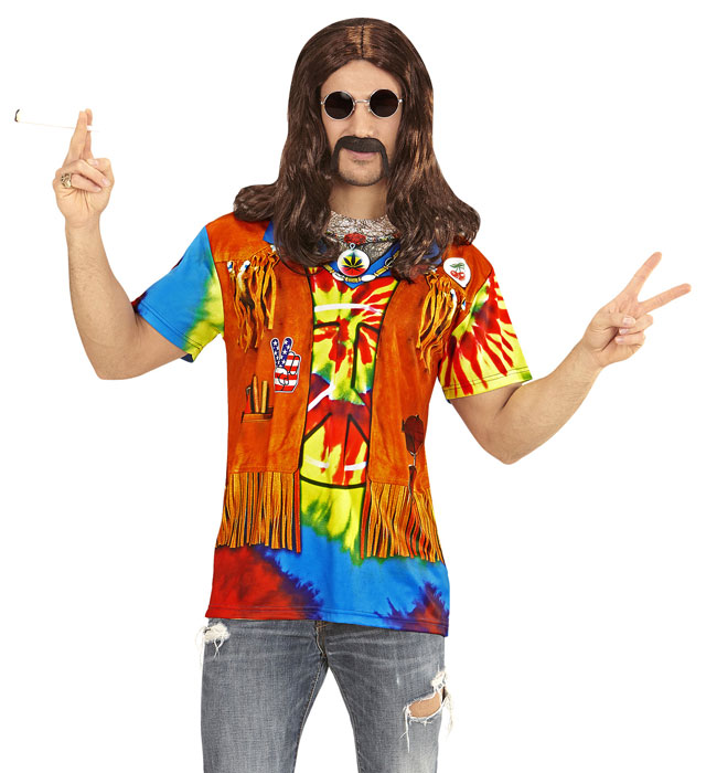 Hippie  Photorealistic Sublimation Printed T-Shirt 