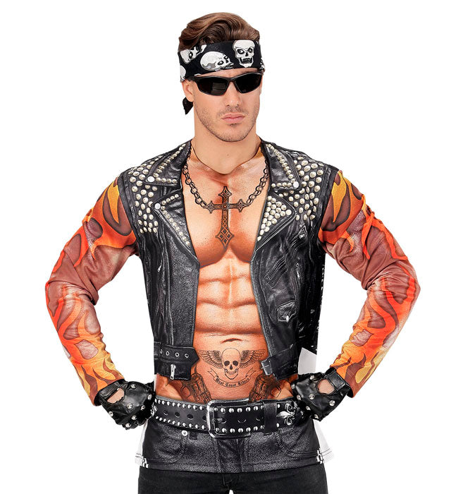 Rocker / Biker  Photorealistic Sublimation Printed T-Shirt 