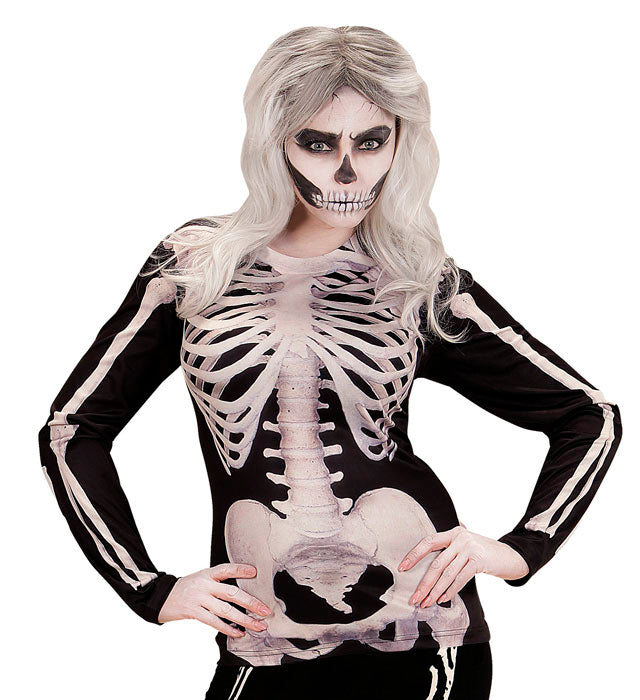Skeleton Woman  Long Sleeve T-Shirt 