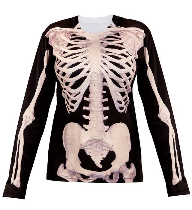 Skeleton Woman  Long Sleeve T-Shirt 