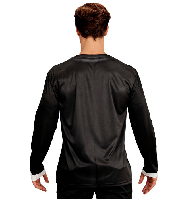 Tuxedo  Photorealistic Sublimation Printed Long Sleeve T-Shirt 