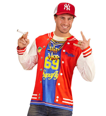 Hip Hopper  Photorealistic Sublimation Printed Long Sleeve T-Shirt 
