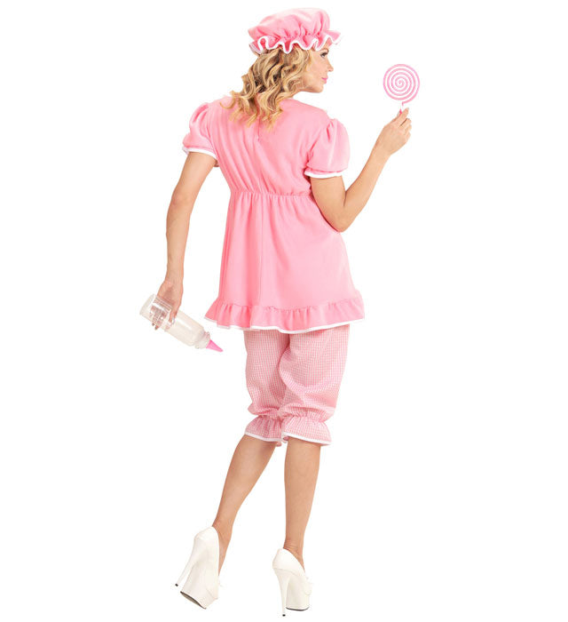 Baby Girl  Dress With Bib, Pantaloons, Bonnet 