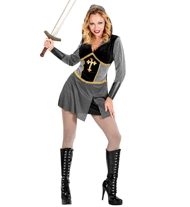 Knight  Hooded Dress, Arm Bands 