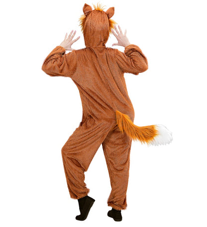 Funny Fox  Hooded Jumpsuit With Mask 
