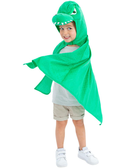 Deluxe Dino Cape Kids Hooded Animal Costume Accessory 2
