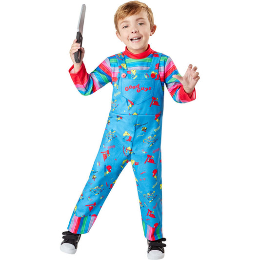 Chucky Toddler Costume Jumpsuit Foam Knife Prop Childsplay 1