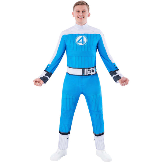 Human Torch Adult Jumpsuit Costume Fantastic 4 Movie 1