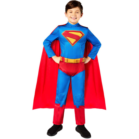 Kids Superman Jumpsuit and Cape New Movie Suit 1