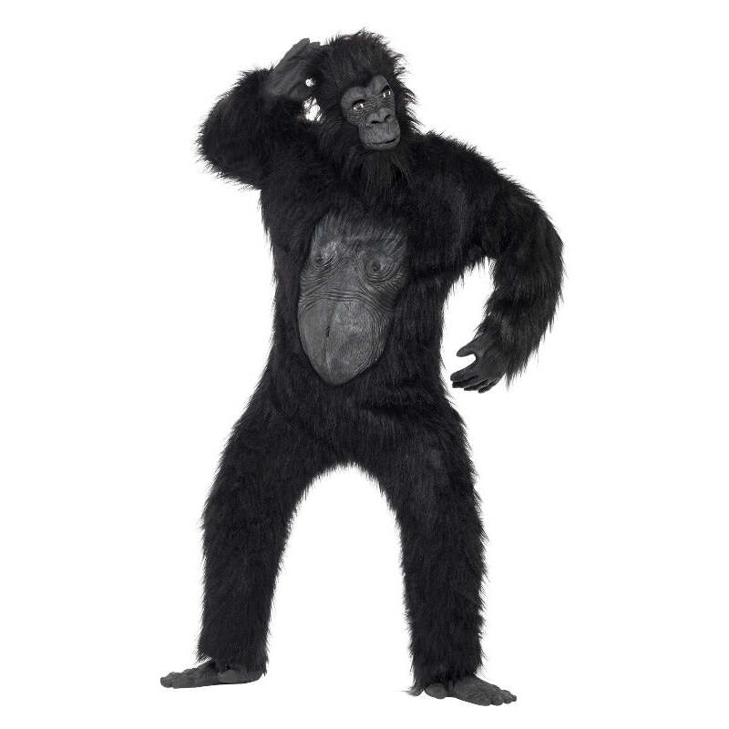 Gorilla Costume Black Planet of the Apes Deluxe Adult 1
