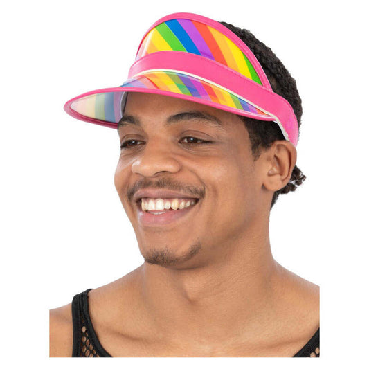 Rainbow Visor Pride Cap for Adults 1