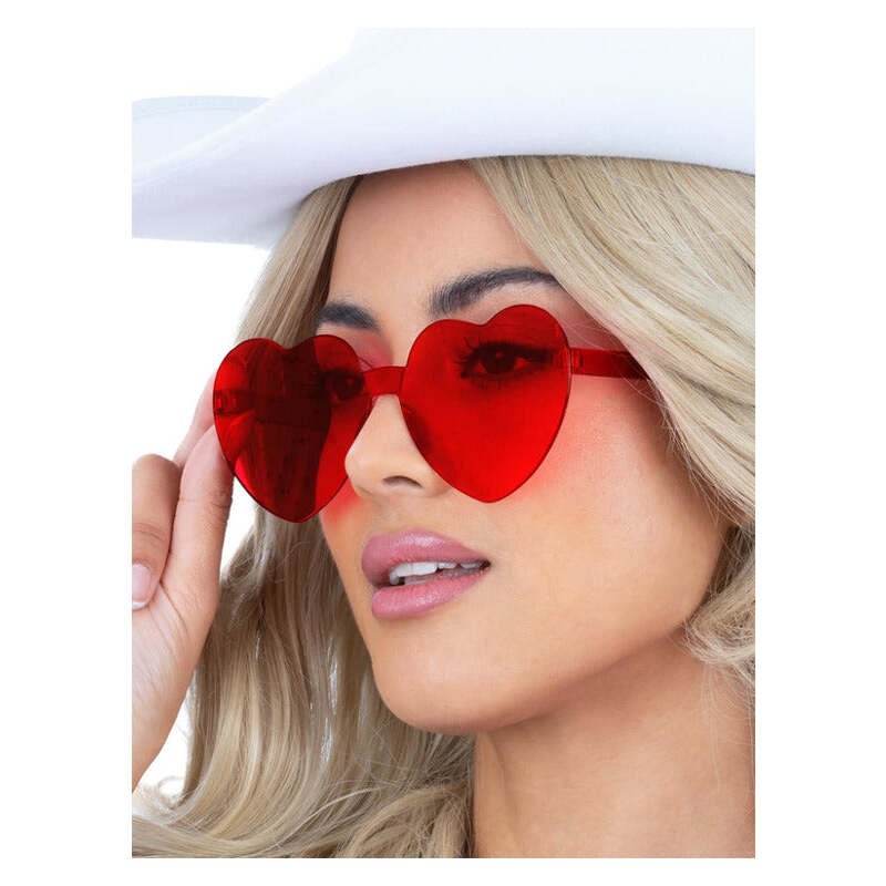 Red Heart Specs Joke Glasses Costume Accessory 1