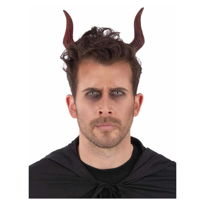 Small Moveable Devil Horn Headband 1
