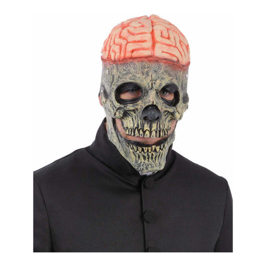 Exposed Brain Skull Latex Mask with Moving Mouth 1
