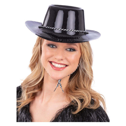 Black Cowboy Hat Adult Cowgirl Costume Accessory 1