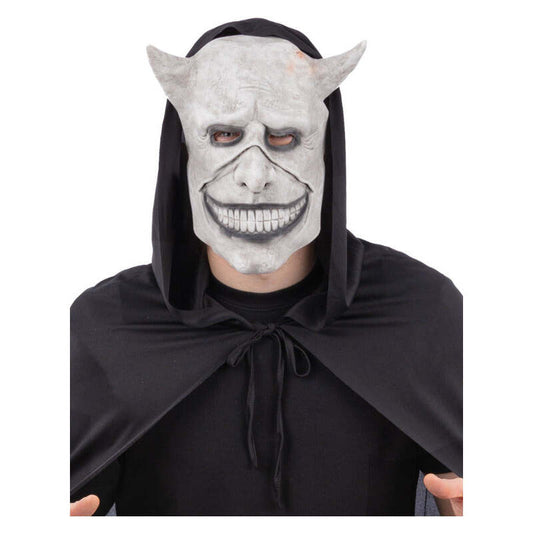 Smiling Devil Latex Mask on Elastic 1