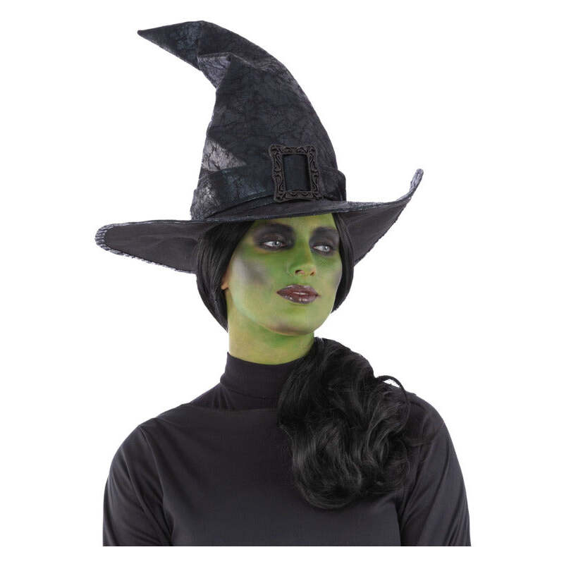 Black Wicked Witch Hat with Buckle 1