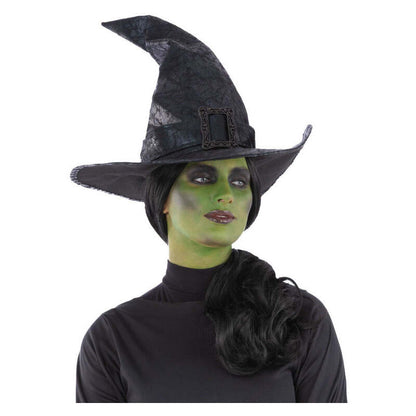Black Wicked Witch Hat with Buckle 1