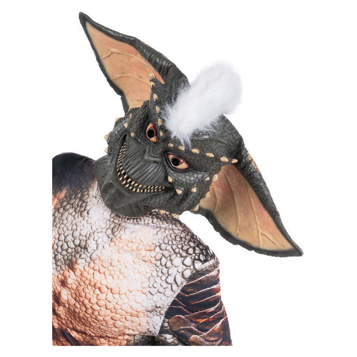 Gremlins Stripe Latex Full Overhead Mask with Hair for Adults 1