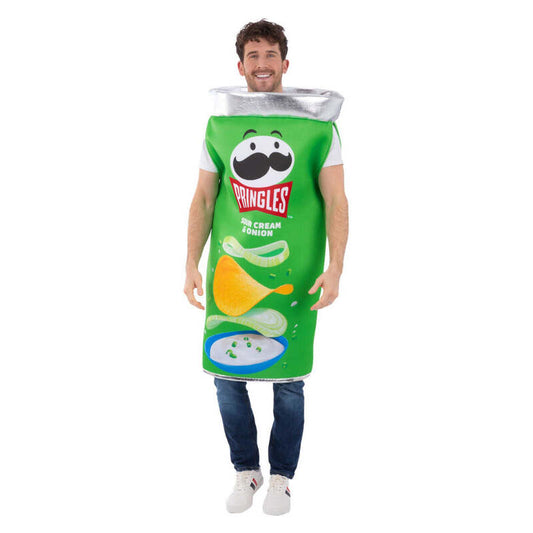 Pringles Sour Cream and Onion Can Costume Green Tabard 1