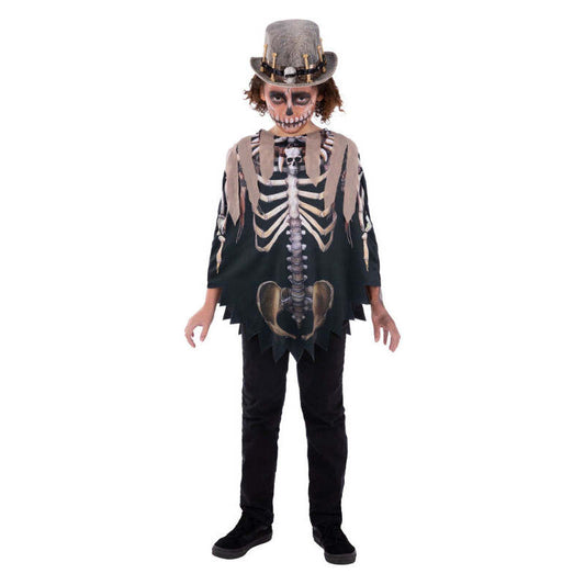 Voodoo Witch Doctor Poncho Kids Unisex Costume One Size 1