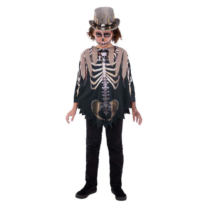 Voodoo Witch Doctor Poncho Kids Unisex Costume One Size 1