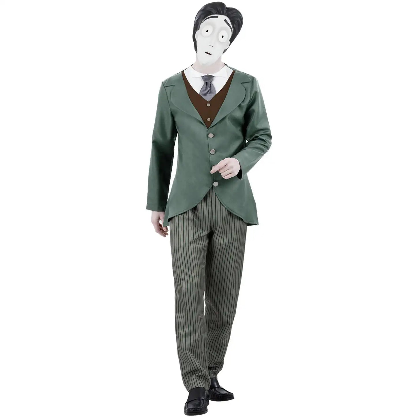 Corpse Bride Victor Van Dort Groom Costume and Mask Adult Tim Burton 1