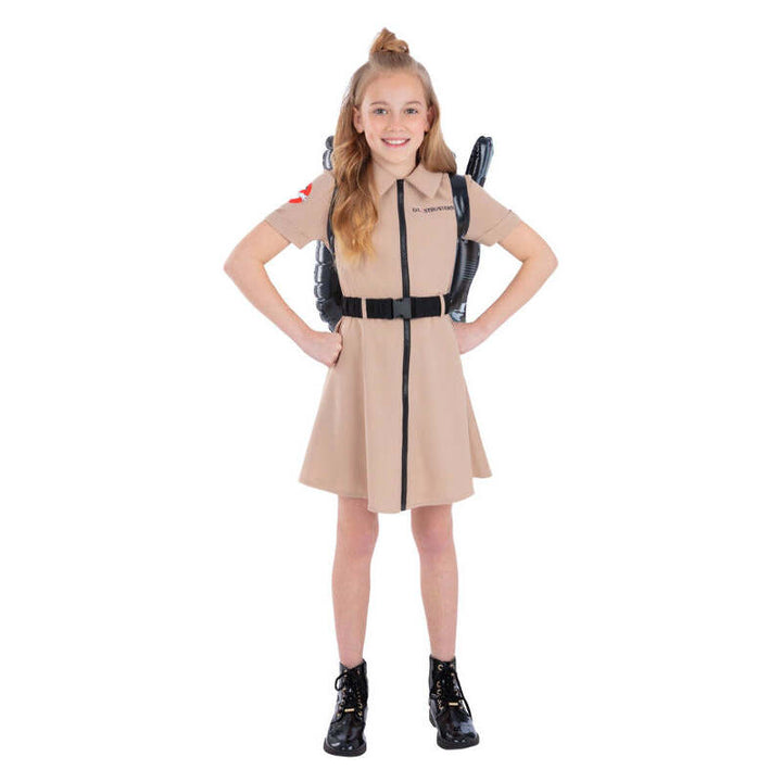 Ghostbusters Girls Costume Dress with Belt 1