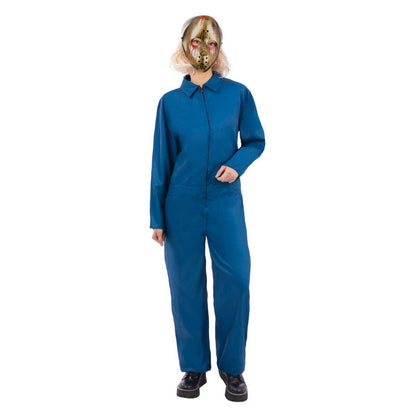 Navy Boiler Suit Costume All in One Blue Jumpsuit Mike Myers Halloween 1