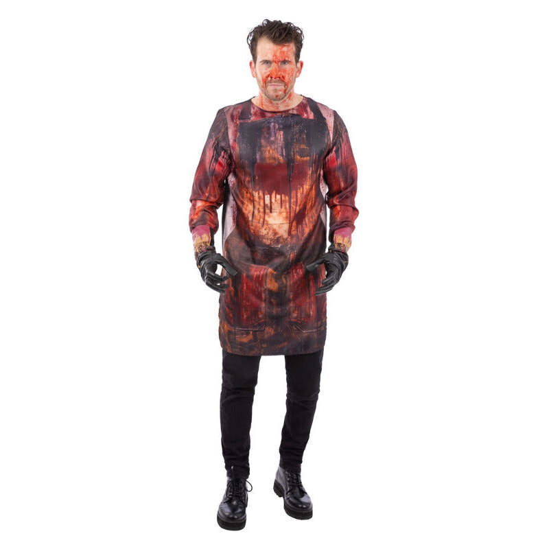Massacre Man Kit Bloody Top with Gloves Killer Costume 1