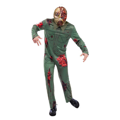 Revenge Killer Gas Mask Zombie Costume Jumpsuit 1